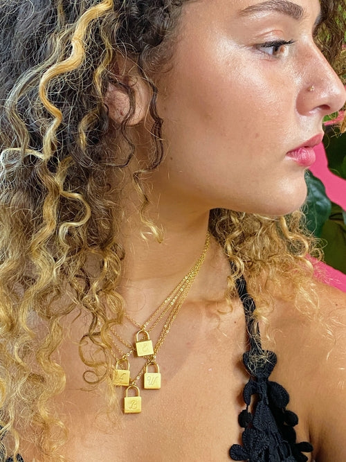 Initial Locket Necklace