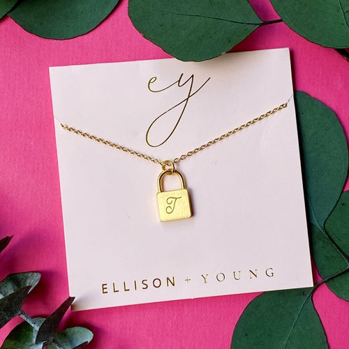 Initial Locket Necklace