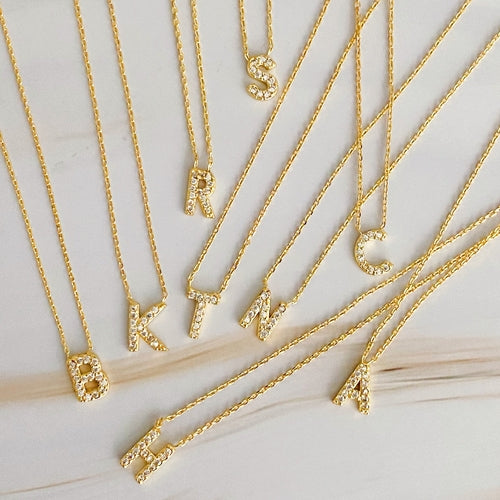 Delicate Women's Initial Necklace