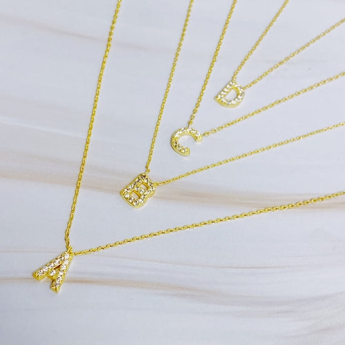 Delicate Women's Initial Necklace