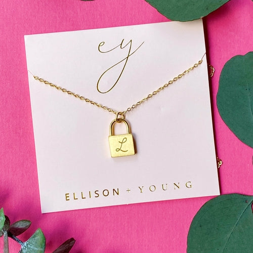 Initial Locket Necklace
