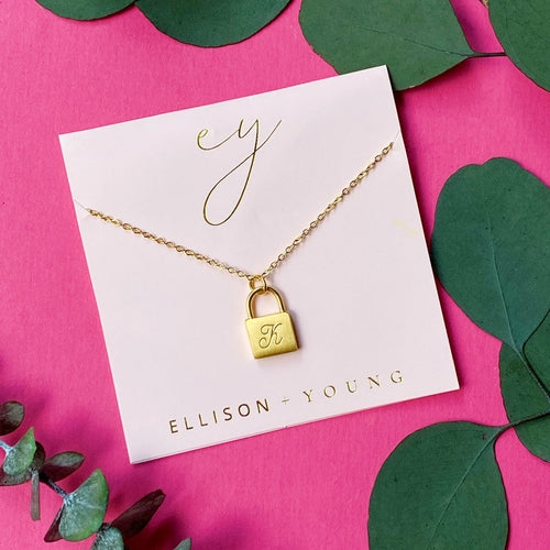 Initial Locket Necklace