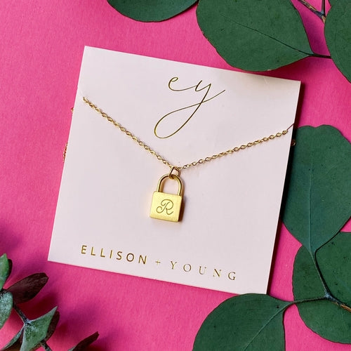Initial Locket Necklace