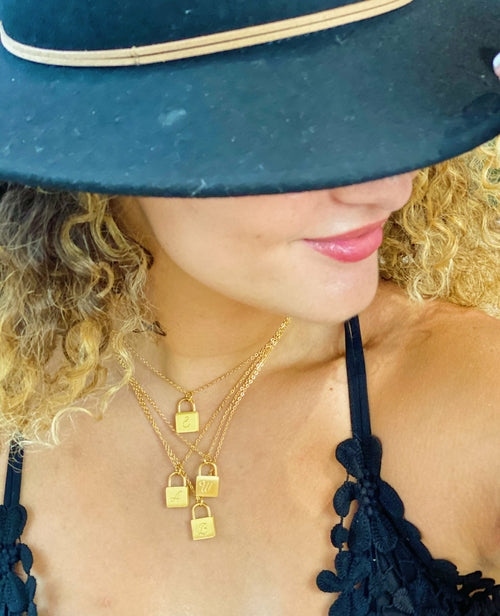 Initial Locket Necklace