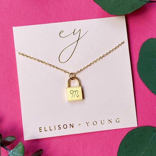 Initial Locket Necklace