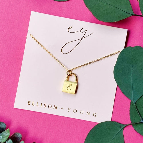 Initial Locket Necklace