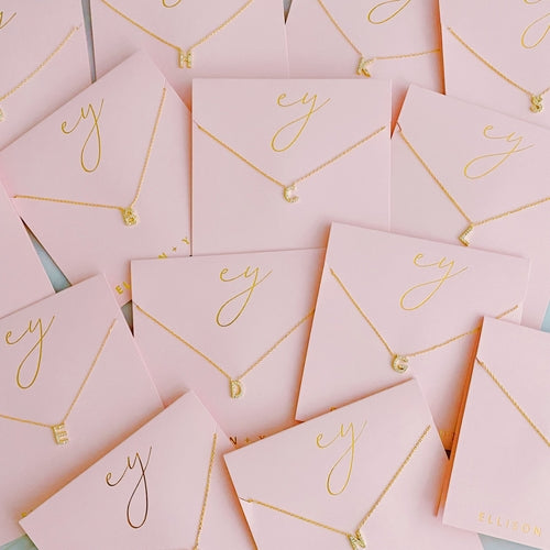 Delicate Women's Initial Necklace