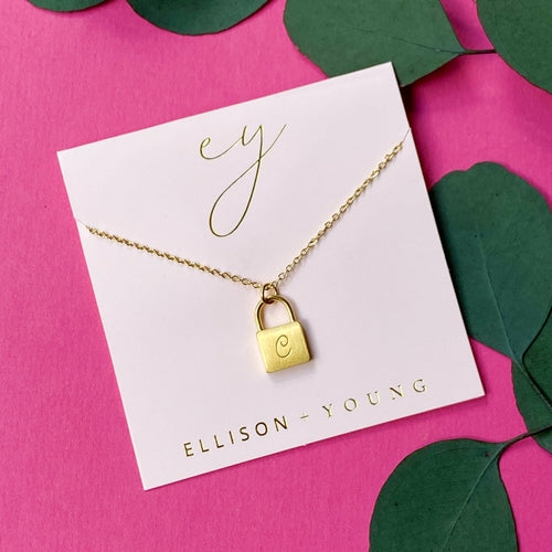 Initial Locket Necklace