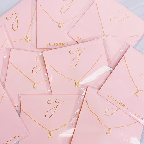 Delicate Women's Initial Necklace
