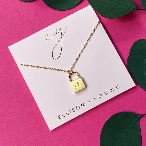 Initial Locket Necklace