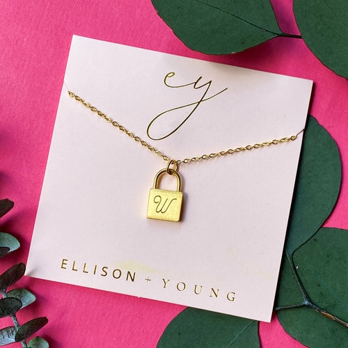 Initial Locket Necklace
