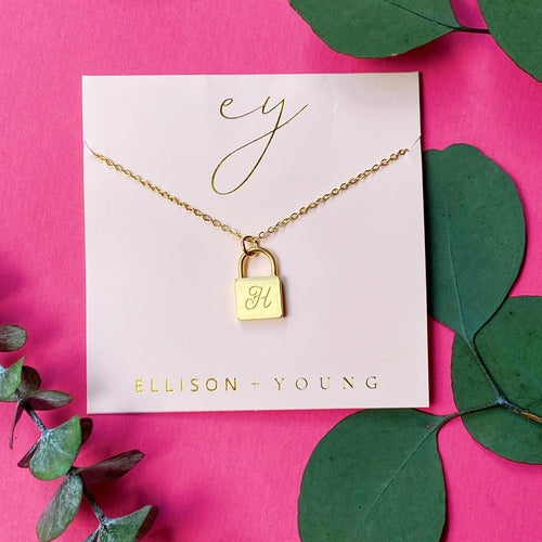 Initial Locket Necklace