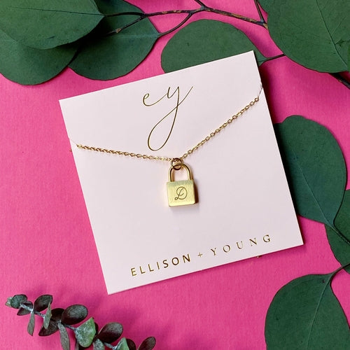 Initial Locket Necklace