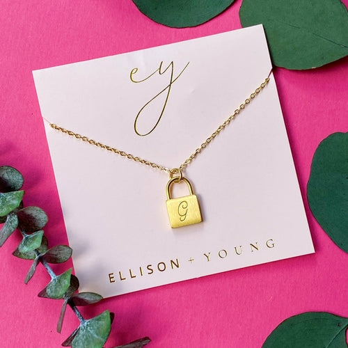 Initial Locket Necklace