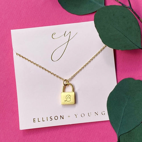 Initial Locket Necklace