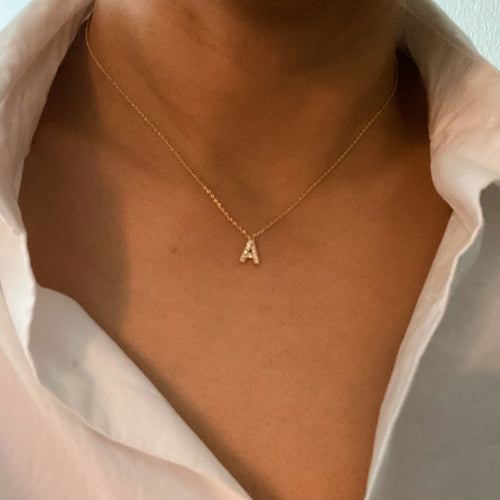 Delicate Women's Initial Necklace