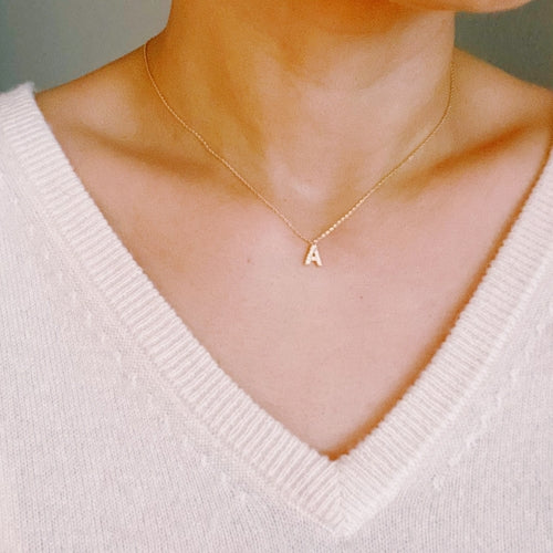 Delicate Women's Initial Necklace
