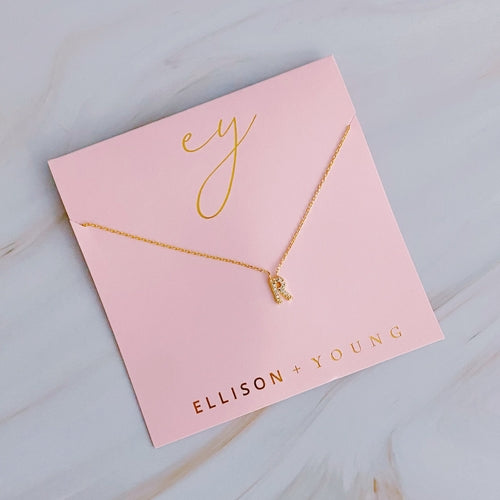 Delicate Women's Initial Necklace