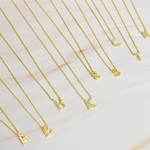 Delicate Women's Initial Necklace