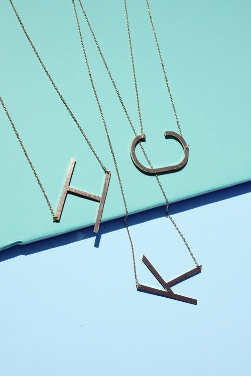 Initial Monogram Necklace