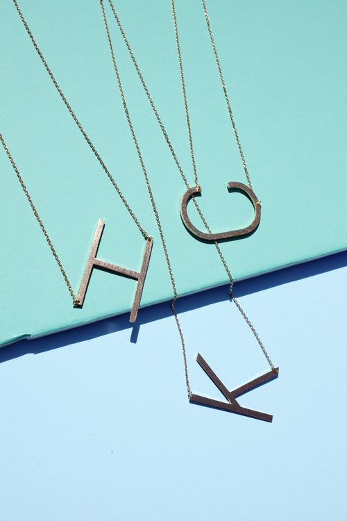 Initial Monogram Necklace