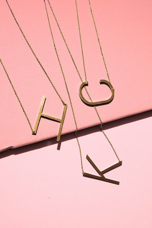 Initial Monogram Necklace