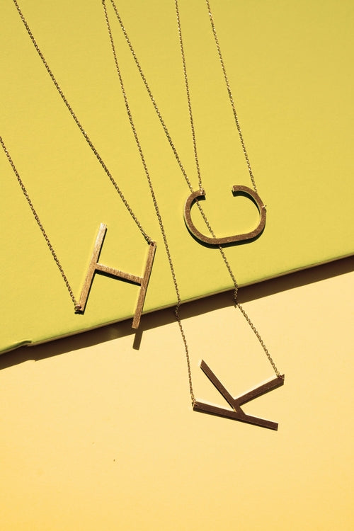 Initial Monogram Necklace