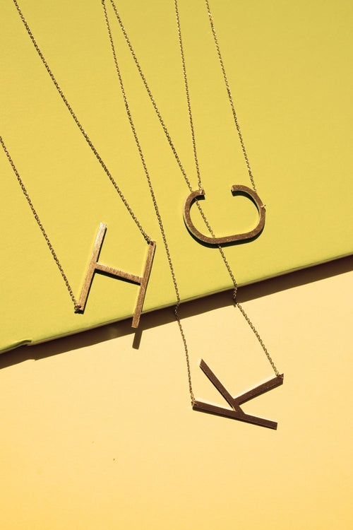 Initial Monogram Necklace