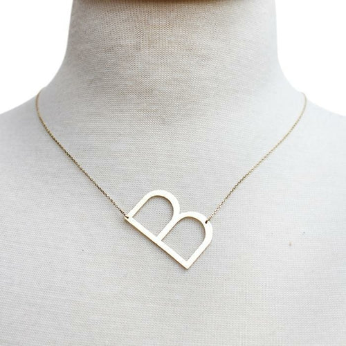 Initial Monogram Necklace