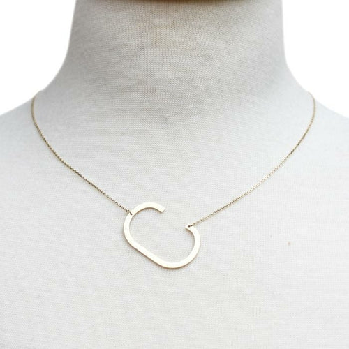 Initial Monogram Necklace