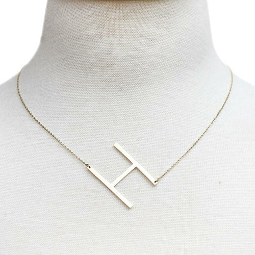 Initial Monogram Necklace
