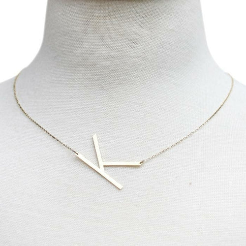 Initial Monogram Necklace