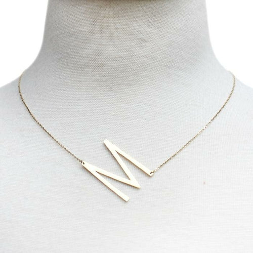 Initial Monogram Necklace