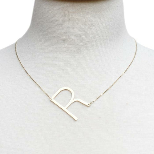 Initial Monogram Necklace
