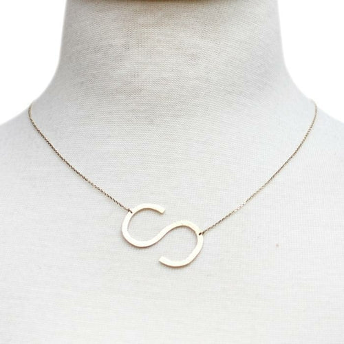 Initial Monogram Necklace